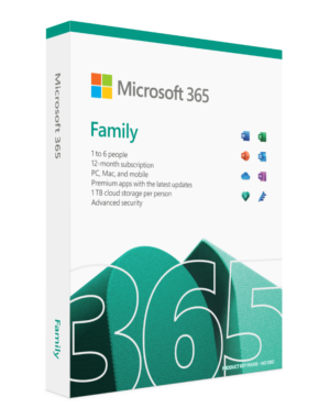 Microsoft Office 365 Family (Global) - 1 Year / 6 People