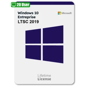 Windows 10 Enterprise LTSC 2019 Product Key MAK 20 User - Lifetime License - Zourix