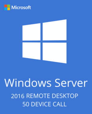 Windows Server 2016 Remote Desktop Services – 50 Device CALs Certificate