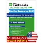 QuickBooks Desktop Enterprise 2024 3 Users Lifetime 3 License Keys US