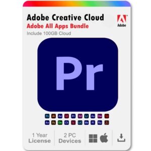 Adobe Creative Cloud | 20+ creative apps Plus 100GB Storage | 12-Month Subscription PC/Mac