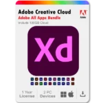 Adobe Creative Cloud | 20+ creative apps Plus 100GB Storage | 12-Month Subscription PC/Mac