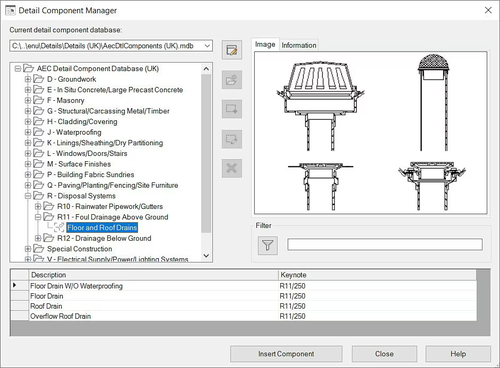 Detail Component Manager